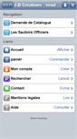 Mobile Screenshot of jb-creations.fr